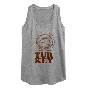 Women's - Peanuts - Woodstock Turkey Graphic Racerback Tank - 1 of 4