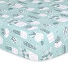 The Peanutshell Fitted Crib Sheets - Cactus and Pastel Green - 4pk - image 2 of 4