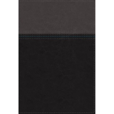 Nasb, Thinline Bible, Leathersoft, Black, Red Letter Edition, 1995 Text, Thumb Indexed, Comfort Print - by  Zondervan (Leather Bound)