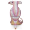 Allegra K Women's Glitter Open Toe Ankle Buckle Strap Stiletto Heel Sandals - 3 of 4