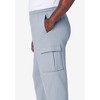 KingSize Men's Big & Tall Fleece Cargo Sweatpants - 4 of 4