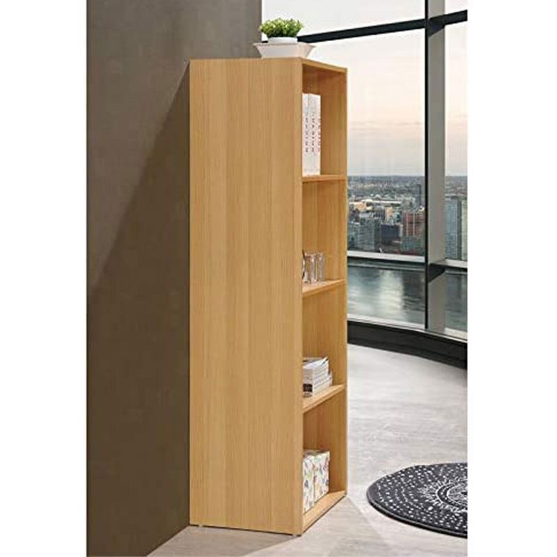Hodedah 12 x 16 x 47 Inch 4 Shelf Bookcase and Office Organizer Solution for Living Room, Bedroom, Office, or Nursery, 5 of 7