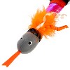 SmartyKat 2.5" Jungle Kat Slitherin' Snake Cat Wand Toy - 4 of 4