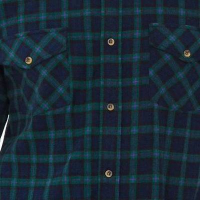 blue and green plaid