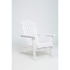 Okak Outdoor Adirondack Chair with Wooden Frame Set of 2, Foldable Outdoor Chair with FIxed Arms, Porch Chairs for Garden, Lawn, Backyard - 2 of 4