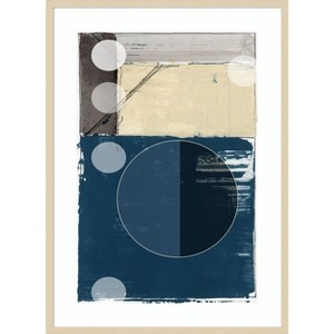 Amanti Art Bluff Block I  by Cartissi Wood Framed Wall Art Print - 1 of 4