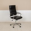 Emma and Oliver High Back LeatherSoft Contemporary Panel Executive Swivel Office Chair - 2 of 4