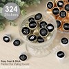 Big Dot of Happiness Graduation Cheers - 2025 Graduation Party Small Round Candy Stickers - Party Favor Labels - 324 Count - 2 of 4