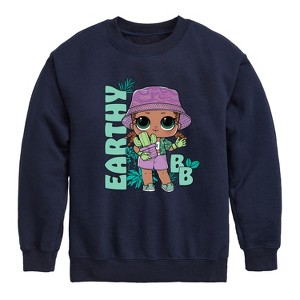 Boys' - LOL Surprise! - Earthy Baby Graphic Long Sleeve Fleece Sweatshirt - 1 of 4
