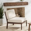 Teal Island Designs Napa Modular Natural Dark Oil Acacia Armless Chair - 2 of 4