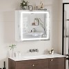 PAKASEPT Bathroom Medicine Mirror Cabinet with Hidden Storage, Anti-Fog Lighted Wall Medicine Cabinet, Mirrored Over The Toilet Storage Cabinet - 4 of 4
