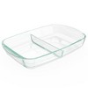 Pyrex 8"x12" Divided Glass Bakeware - image 3 of 4