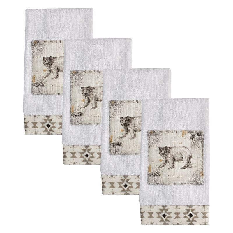 Park Designs Wild And Beautiful Terry Fingertip Towel Set of 4, 1 of 6