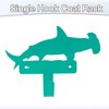 5 Star Super Deals Hammerhead Shark Coat Wall Hook - Durable Teal Metal Hanger for Ocean Themed Decor, Kids' Rooms, and Coastal Bathrooms - 2 of 3