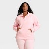 Women's Airy Sleek Legging Friendly Half Zip Sweatshirt - All In Motion™ - 4 of 4
