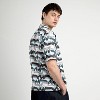 Campus Sutra Men Men's Multicolour Oversized Line Strokes Shirt - 4 of 4
