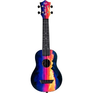 Flight TUS-EE Elise Ecklund Signature Travel Soprano Ukulele Bundle Sunset - 1 of 1