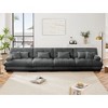 NicBex Couches for Living Room 2-Seater Sofa Cloud Couch Comfort Chenille Upholstered Sofa 2 Lumbar Pillows and 2 Throw Pillows for Bedroom - 4 of 4