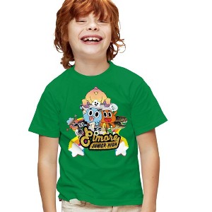 Boys' Short Sleeve Amazing World Of Gumball Elmore Junior High T-Shirt - 1 of 4