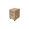 Mason Modern Two Drawer Wood Laminate File Cabinet - Martin Furniture - image 2 of 4