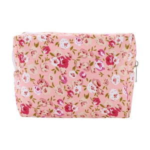 Unique Bargains Women's Rose Octagonal Travel Cosmetic Bag 1 Pc - 1 of 3