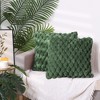 Unique Bargains Sofa Couch Decorative Soft Faux Fur Fuzzy Plush Throw Pillow Covers 2 Pcs - 2 of 4