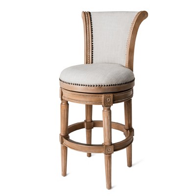 Maven Lane Pullman Wooden Kitchen Swivel Stool