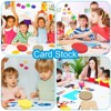 Unique Bargains DIY Craft Projects Classroom Thick Circle Card Stock 36 Pcs - 4 of 4