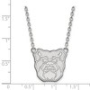 Black Bow Jewelry 10k White Gold Butler Bulldogs NCAA Necklace 18 Inch - 2 of 4