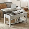 WOWLIVE Lift Top Coffee Table, 4-in-1 Multi-Function and Large Coffee Table with Storage, CT004 - 2 of 4