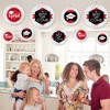 Big Dot of Happiness Red Grad - Best is Yet to Come - Hanging  Red Graduation Party Tissue Decoration Kit - Paper Fans - Set of 9 - 3 of 4