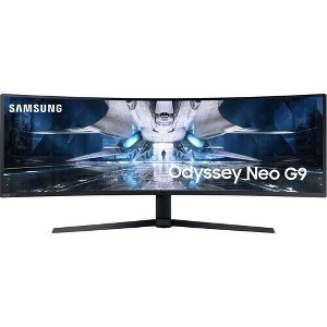 Manufacturer Refurbished Samsung Odyssey Neo G8 32" 4K Curved Gaming Monitor, Black/White - 1 of 1