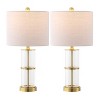 Nalla 22.5" Table Lamp (Set of 2) - TBL4621 - Clear/Brass - Safavieh - 2 of 4