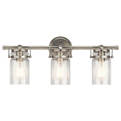 Kichler Lighting Brinley 3 - Light Vanity in  Brushed Nickel