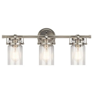 Kichler Lighting Brinley 3 - Light Vanity in  Brushed Nickel - 1 of 3