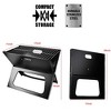 NewHome "Portable Foldable Charcoal BBQ Grill for Camping, Garden, and Outdoor Travel – Black - 4 of 4
