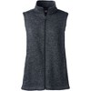 Lands' End Women's Sweater Fleece Vest - 3 of 4