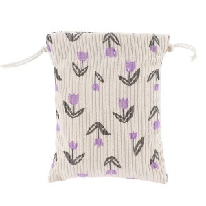 Unique Bargains Women Durable Drawstring Cosmetic Bag 1 Pc - 1 of 3
