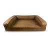 BuddyRest Grand Supreme Premium Leather Memory Foam Dog Bed - 2 of 4