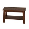 Stylish 31.5" Coffee Table with Open Shelves - 2-Tier Modern Industrial Design - 2 of 4