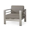Christopher Knight Home Cape Coral Outdoor Aluminum Club Chairs  with Sunbrella Cushions (Set of 2) - 4 of 4