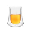 Joyjolt Lacey Whiskey Double Wall Glasses - Set Of 2 Insulated Whiskey Glass  - 10-ounces. : Target