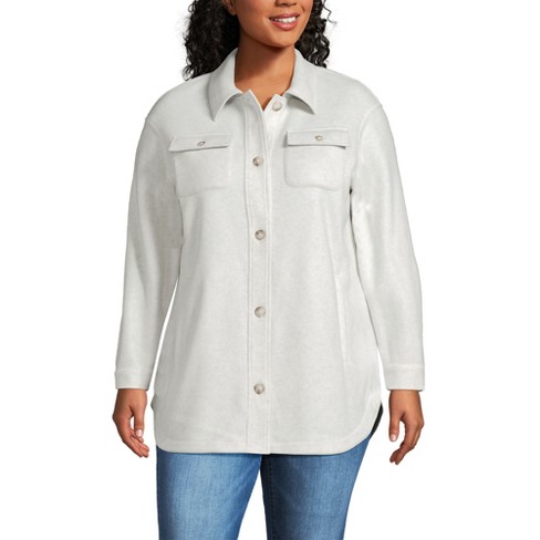 Land's End Women's Soft selling Plus Size Polyester One Button Jacket Size 3x/24W-26W