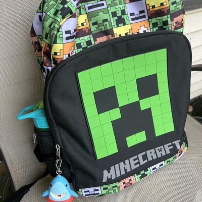 Bioworld Minecraft Creeper 5 Piece 16 Inch Backpack Set : Target