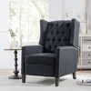 CENGHU 27.16" Wide Manual Wing Chair Recliner, Sofa Chair, Comfy Accent Armchairs for Adults, Adult Recliner Chair, Modern Single Recliner Chair - 2 of 4