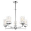 Livex Lighting Harding 5 - Light Chandelier in  Polished Chrome - 4 of 4