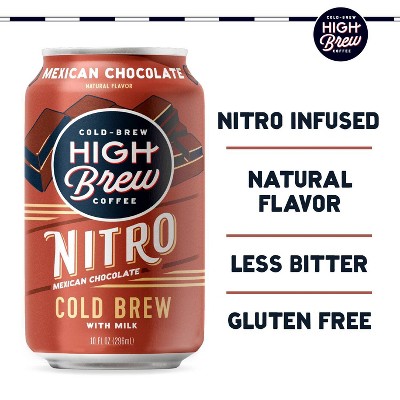 High Brew Nitro Cold Brew Mexican Chocolate - 10 fl oz