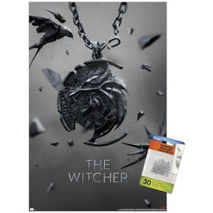 Trends International Netflix The Witcher: Season 3 - Medallion Key Art Unframed Wall Poster Prints - 1 of 4