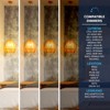 Luxrite Vintage A19 LED Light Bulbs 100 Watt Equivalent, 1600 Lumens, 3000K Soft White, Dimmable, 12W, Damp Rated, UL Listed, E26 Medium Base 2 Pack - 4 of 4