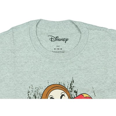 Small Heather Grey Cotton Blend Graphic Round Neck T-Shirt